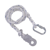 Maxbell Rock Climbing Fall Arrest Safety Lanyard with Hook Carabiner - Random Color