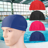 Maxbell Men Women's Nylon Polyester Swimming Cap Swim Hat - Red