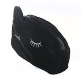 Maxbell Cute Cat Storage Bag Cosmetic Makeup Toiletry Pouch Travel Bag black
