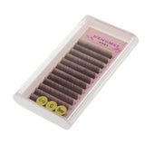 Maxbell Maxbell 0.10 C-curl 8mm Two Tone Color Lashes Tray Eyelash Extensions - Gray Tip