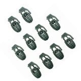 Maxbell 10Pcs Grenade Shoelace Buckle Stopper Cord Lock Rope Clamp Outdoor Sports