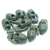 Maxbell 10Pcs Grenade Shoelace Buckle Stopper Cord Lock Rope Clamp Outdoor Sports