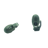 Maxbell 10Pcs Grenade Shoelace Buckle Stopper Cord Lock Rope Clamp Outdoor Sports