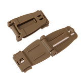 Maxbell 10Pcs 30mm Molle Strap EDC Backpack Bag Webbing Connecting Buckle Clip Khaki
