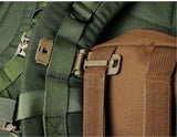 Maxbell 10Pcs 30mm Molle Strap EDC Backpack Bag Webbing Connecting Buckle Clip Khaki