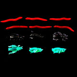 Maxbell Maxbell 100pcs Bug Shrimp Bait Trolling Fishing Lures Tackle Bass Hooks Kit with Box