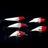 Maxbell Maxbell 100pcs Bug Shrimp Bait Trolling Fishing Lures Tackle Bass Hooks Kit with Box