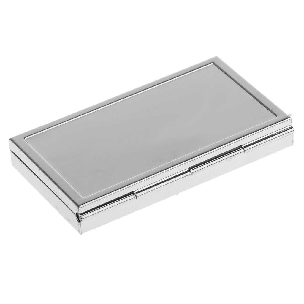 Maxbell Maxbell Portable Travel Metal Pill Box Medicine Organizer Capsule Container Case Storage 3 Compartment