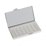 Maxbell Portable Travel Metal Pill Box Medicine Organizer Capsule Container Case Storage 7 Compartment