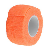 Maxbell 2 Pieces 2.5cm First Aid Strap Self-Adhesive Roll Wrap Bandage Gauze Tape 02