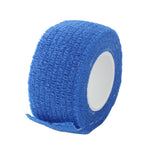 Maxbell 2 Pieces 2.5cm First Aid Strap Self-Adhesive Roll Wrap Bandage Gauze Tape 02