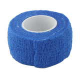 Maxbell 2 Pieces 2.5cm First Aid Strap Self-Adhesive Roll Wrap Bandage Gauze Tape 02
