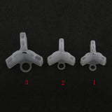 Maxbell 200pcs Plastic Fishing Treble Hook Covers Protector Holder Cap for Hook 2#3#