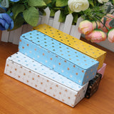 Maxbell Maxbell Handmade PU Rectangle Spectacles Case Fashionable Tin Iron Glasses Box-Black