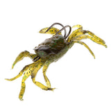 Maxbell 3D Soft Crab with Hook + Earthworm Lure Set Fishing Tackle Gear - Aladdin Shoppers