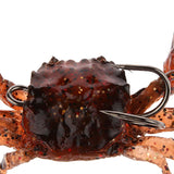 Maxbell Fishing Tackle Soft Lure Crab Simulation Saltwater Hook Bait Brown - Aladdin Shoppers