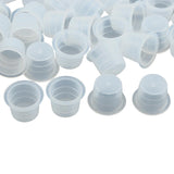 Maxbell 100Pcs Plastic Grommets Nipples Tattoo Machine Part Needles Supplies Clear