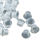 100Pcs Plastic Grommets Nipples Tattoo Machine Needles Supplies Transparent