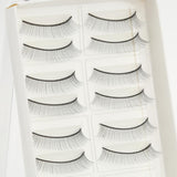 Maxbell Pack of 10 pairs Practice Strip Eyelashes for Eyelash Extension Beginners