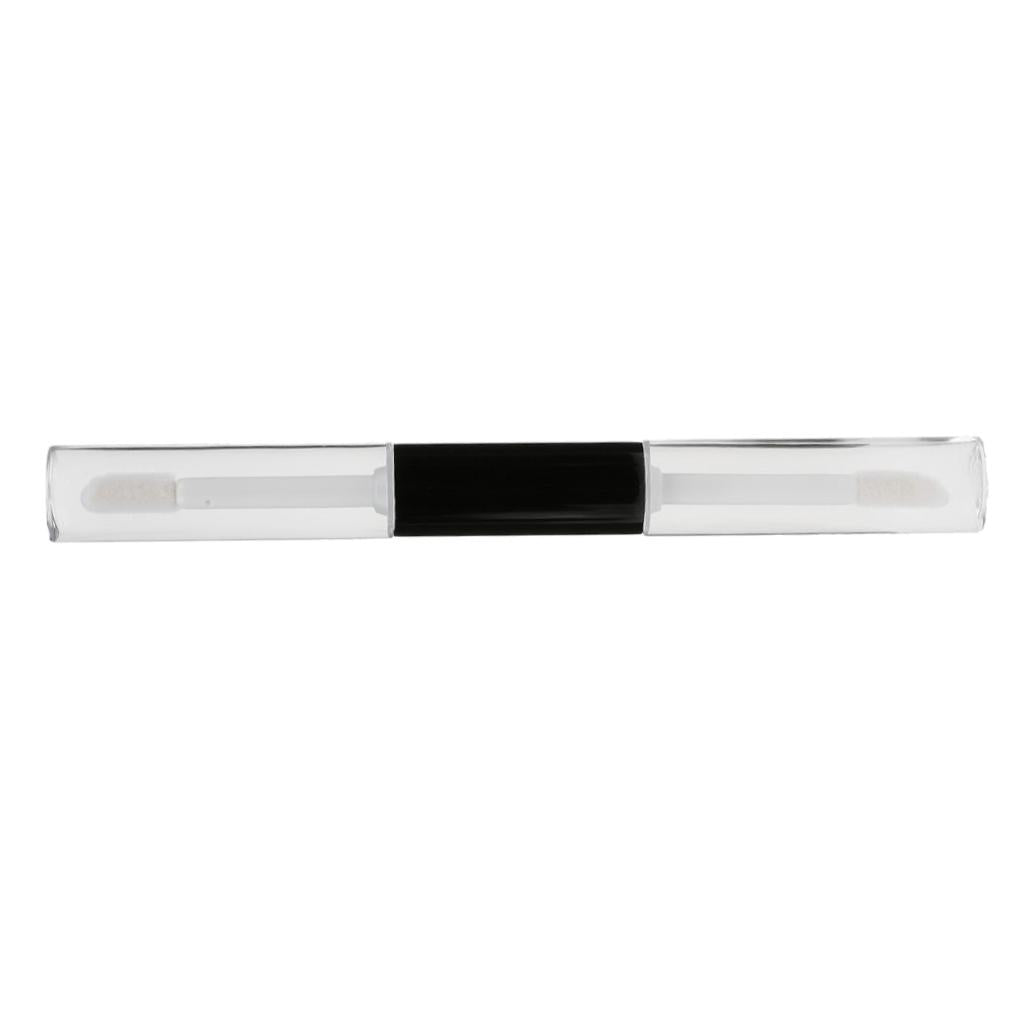 Maxbell Dual-end Empty Lip Gloss Tube Container Lip Balm Bottle Cosmetic Makeup 4ml