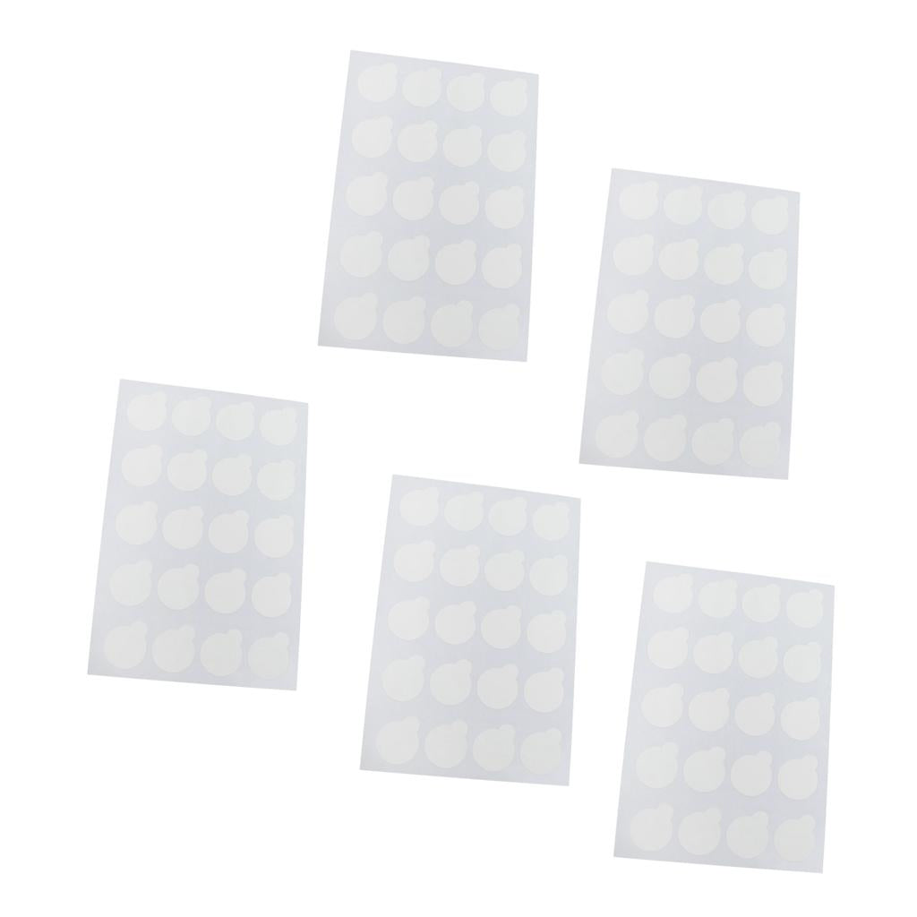 Maxbell Maxbell 100Pcs Disposable Eyelash Glue Holder Pallet Eyelash Extension Glue Pads