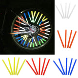Maxbell Cycling Wheel Spoke Reflector Reflective Mount Clips Tube Warning Strip