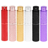 Maxbell Maxbell Portable Refillable Perfume Atomizer Spray Empty Bottle Flower Print - Red