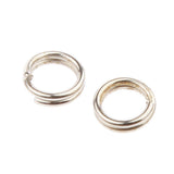 Maxbell 200Pcs Stainless Steel Split Ring Fishing Lure Bait Connector Double Circle