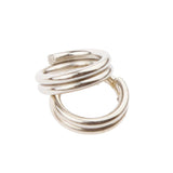 Maxbell Two Size Stainless Steel Double Circle Ring Fishing Lure Bait Connector