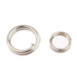 Maxbell Two Size Stainless Steel Double Circle Ring Fishing Lure Bait Connector