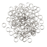 Maxbell 200Pcs Stainless Steel Split Ring Fishing Lure Bait Connector Double Circle