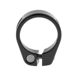 Maxbell 2x Aluminium Alloy Quick Release Mountain Bike Seat Post Clamp Silver&Black