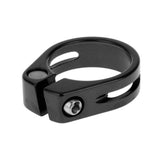 Maxbell 2x Aluminium Alloy Quick Release Mountain Bike Seat Post Clamp Silver&Black