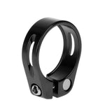Maxbell 2x Aluminium Alloy Quick Release Mountain Bike Seat Post Clamp Silver&Black