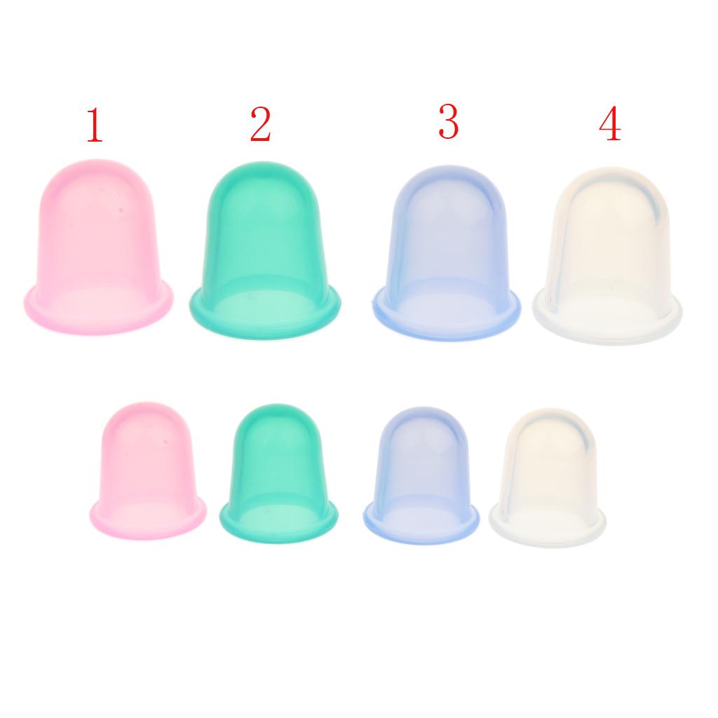 Maxbell Maxbell Vacuum Therapy Silicone Cupping Devices Anti-cellulite Massage Cups-Blue M