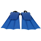 Maxbell Adults Adjustable Flippers Fins Swimming Diving Learning Tools XL Blue - Aladdin Shoppers