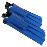 Maxbell Adults Adjustable Flippers Fins Swimming Diving Learning Tools XL Blue - Aladdin Shoppers