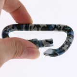 Maxbell Outdoor Camping Hiking Screw Locking Carabiner Keychain - Camouflage 2 - Aladdin Shoppers