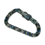 Maxbell Outdoor Camping Hiking Screw Locking Carabiner Keychain - Camouflage 2 - Aladdin Shoppers