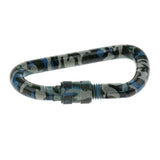 Maxbell Outdoor Camping Hiking Screw Locking Carabiner Keychain - Camouflage 2 - Aladdin Shoppers