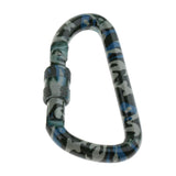 Maxbell Outdoor Camping Hiking Screw Locking Carabiner Keychain - Camouflage 2 - Aladdin Shoppers