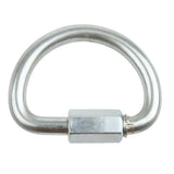 Maxbell Maxbell 10mm D-Shape Screw Locking Carabiner For Rock Climbing Harness Chest Equip