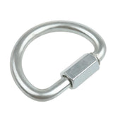 Maxbell Maxbell 10mm D-Shape Screw Locking Carabiner For Rock Climbing Harness Chest Equip