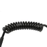 Maxbell Maxbell Adjustable Bodyboard Surf Board Coiled Bicep Wrist Leash with Plug - Black