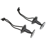 Maxbell Maxbell 2pcs Black Bodyboard Surfboard Leash Plug with 12cm cord string