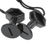 Maxbell Maxbell 2pcs Black Bodyboard Surfboard Leash Plug with 12cm cord string