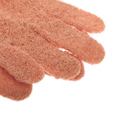 Maxbell Maxbell 1 Pair Stretchable Exfoliating Bath Glove Shower Skin Care Scrubber Massage Skin Cleansing Gloves Orange