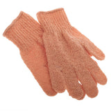 Maxbell Maxbell 1 Pair Stretchable Exfoliating Bath Glove Shower Skin Care Scrubber Massage Skin Cleansing Gloves Orange