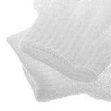 Maxbell Maxbell 1 Pair Exfoliating Bath Glove Shower Skin Care Scrubber Massage Clean White