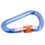 Maxbell Maxbell 24KN Screw Locking Carabiner For Mountaineering Rock Climbing - Blue